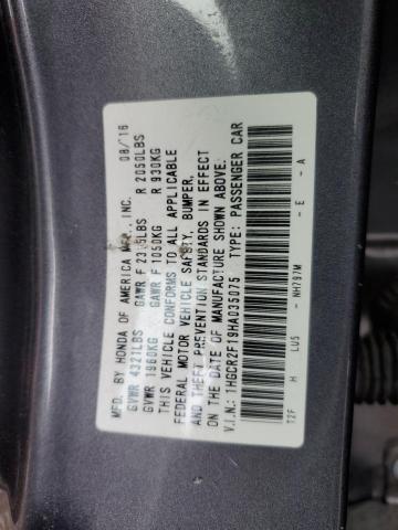 Photo 11 VIN: 1HGCR2F19HA035075 - HONDA ACCORD SPO 