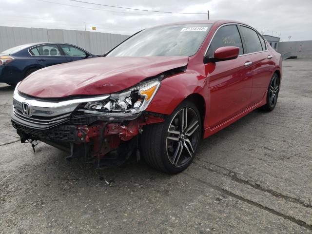 Photo 1 VIN: 1HGCR2F19HA049008 - HONDA ACCORD SPO 