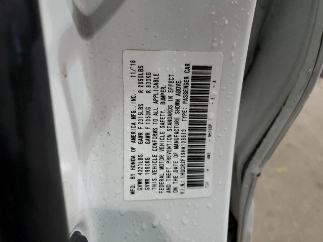 Photo 11 VIN: 1HGCR2F19HA109613 - HONDA ACCORD 