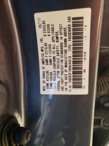 Photo 9 VIN: 1HGCR2F19HA249516 - HONDA ACCORD SPO 