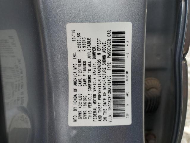 Photo 11 VIN: 1HGCR2F1XHA078405 - HONDA ACCORD SPO 