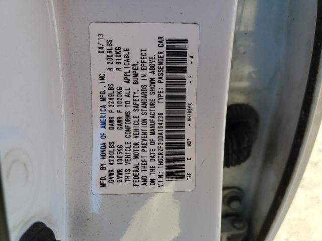 Photo 11 VIN: 1HGCR2F30DA164236 - HONDA ACCORD LX 