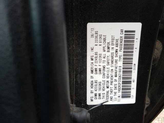 Photo 9 VIN: 1HGCR2F30DA216819 - HONDA ACCORD LX 