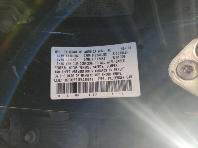 Photo 9 VIN: 1HGCR2F30EA030943 - HONDA ACCORD LX 