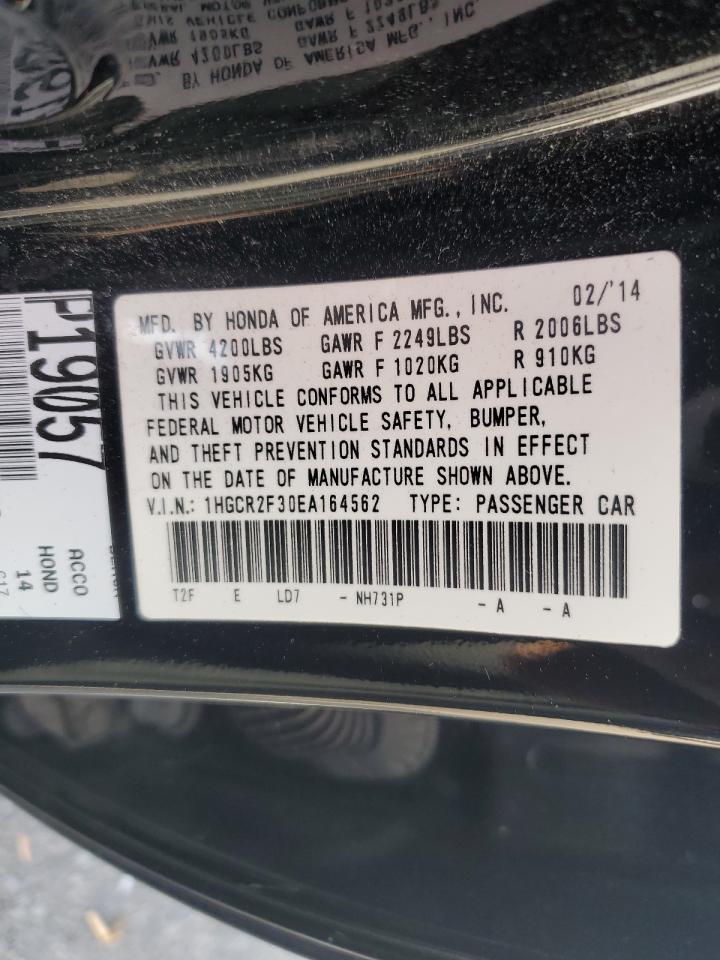 Photo 11 VIN: 1HGCR2F30EA164562 - HONDA ACCORD 