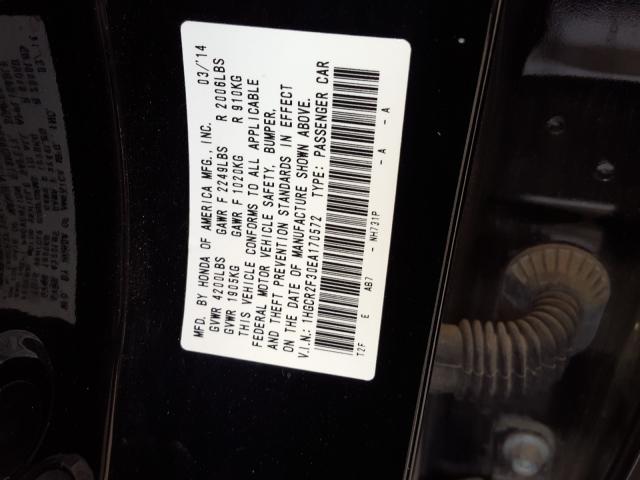 Photo 9 VIN: 1HGCR2F30EA170572 - HONDA ACCORD LX 