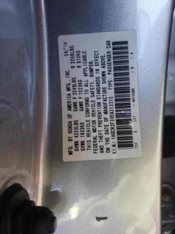 Photo 9 VIN: 1HGCR2F30EA213310 - HONDA ACCORD LX 