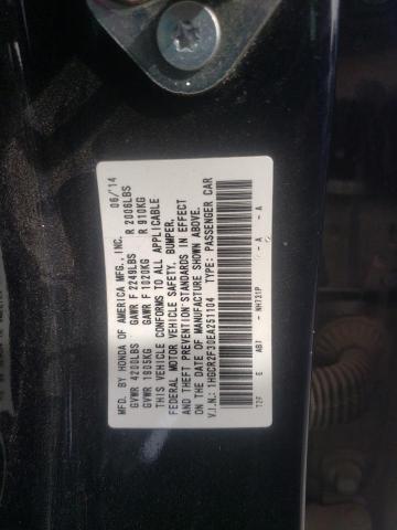 Photo 9 VIN: 1HGCR2F30EA251104 - HONDA ACCORD LX 