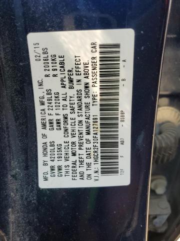 Photo 11 VIN: 1HGCR2F30FA127691 - HONDA ACCORD LX 