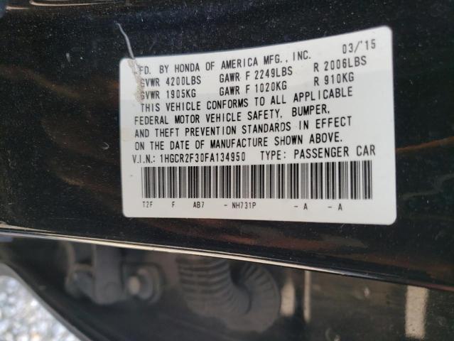 Photo 11 VIN: 1HGCR2F30FA134950 - HONDA ACCORD LX 