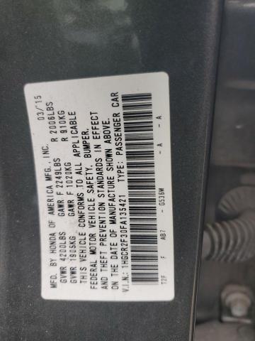 Photo 12 VIN: 1HGCR2F30FA135421 - HONDA ACCORD LX 