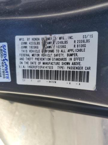 Photo 12 VIN: 1HGCR2F30FA147505 - HONDA ACCORD LX 