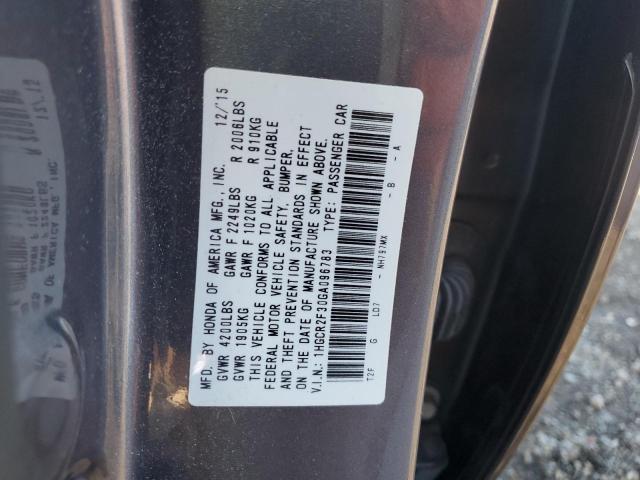 Photo 11 VIN: 1HGCR2F30GA096783 - HONDA ACCORD 