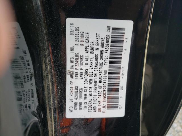 Photo 12 VIN: 1HGCR2F30GA168789 - HONDA ACCORD LX 