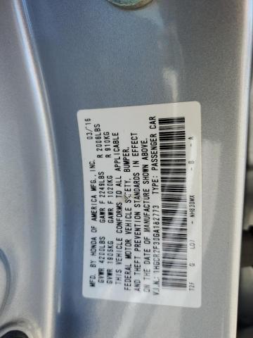 Photo 11 VIN: 1HGCR2F30GA182773 - HONDA ACCORD LX 