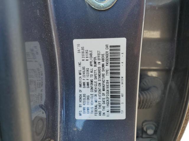 Photo 11 VIN: 1HGCR2F30GA188394 - HONDA ACCORD LX 