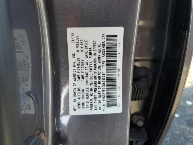 Photo 11 VIN: 1HGCR2F30GA195037 - HONDA ACCORD 