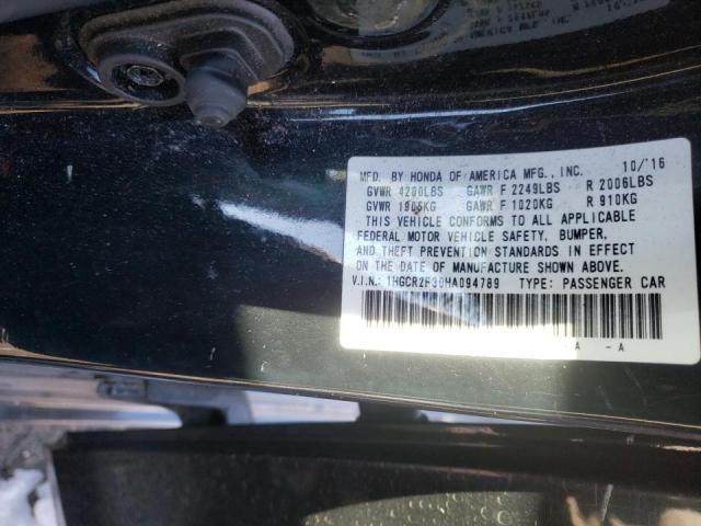 Photo 9 VIN: 1HGCR2F30HA094789 - HONDA ACCORD LX 