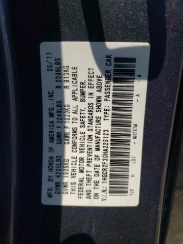 Photo 11 VIN: 1HGCR2F30HA225123 - HONDA ACCORD 