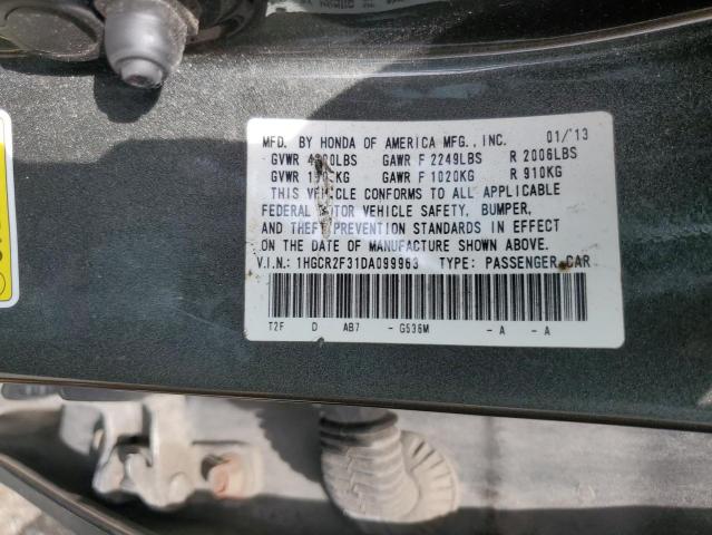 Photo 11 VIN: 1HGCR2F31DA099963 - HONDA ACCORD 