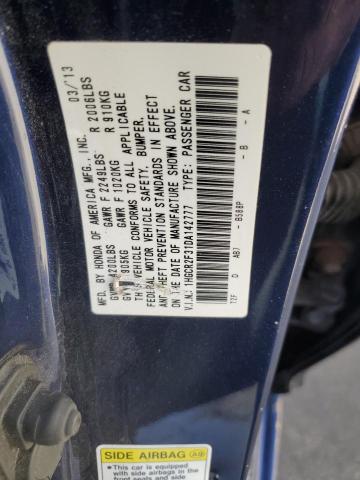 Photo 11 VIN: 1HGCR2F31DA142777 - HONDA ACCORD 