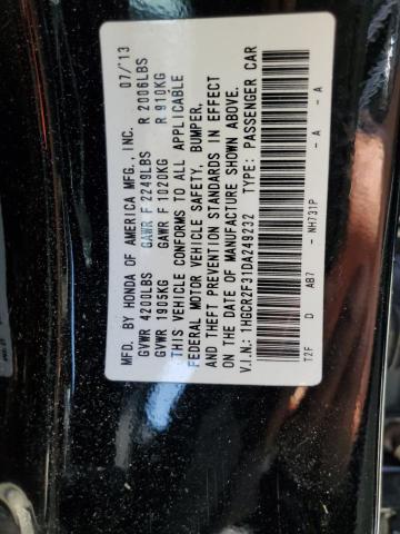 Photo 11 VIN: 1HGCR2F31DA249232 - HONDA ACCORD LX 