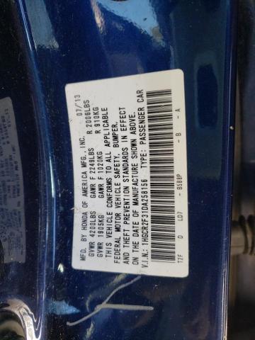 Photo 12 VIN: 1HGCR2F31DA258156 - HONDA ACCORD LX 