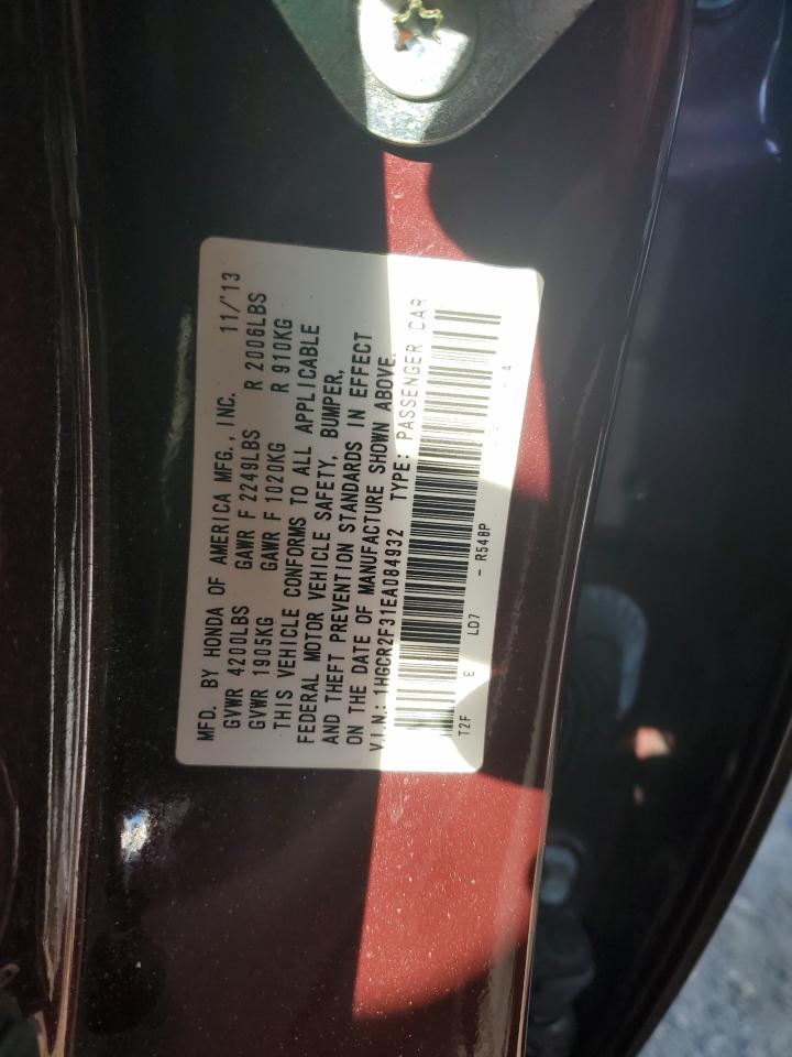 Photo 11 VIN: 1HGCR2F31EA084932 - HONDA ACCORD 