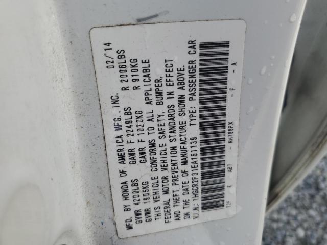 Photo 11 VIN: 1HGCR2F31EA151139 - HONDA ACCORD 