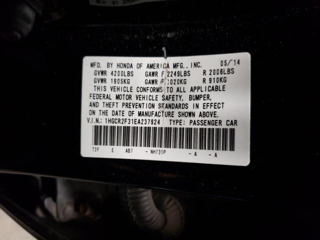 Photo 12 VIN: 1HGCR2F31EA237924 - HONDA ACCORD SEDAN 