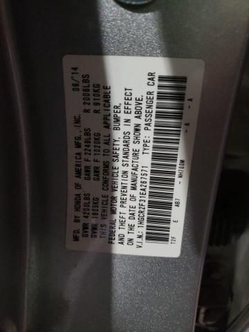 Photo 9 VIN: 1HGCR2F31EA267571 - HONDA ACCORD 