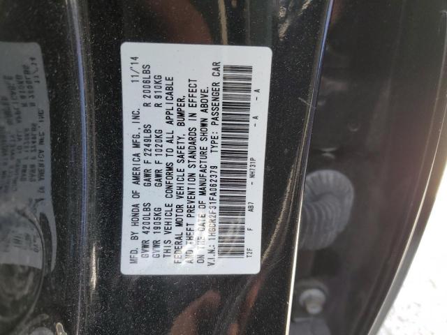 Photo 9 VIN: 1HGCR2F31FA062379 - HONDA ACCORD LX 