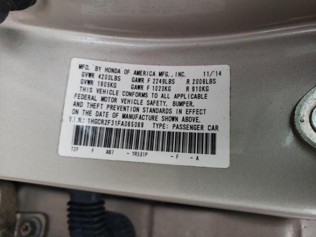 Photo 11 VIN: 1HGCR2F31FA065069 - HONDA ACCORD 