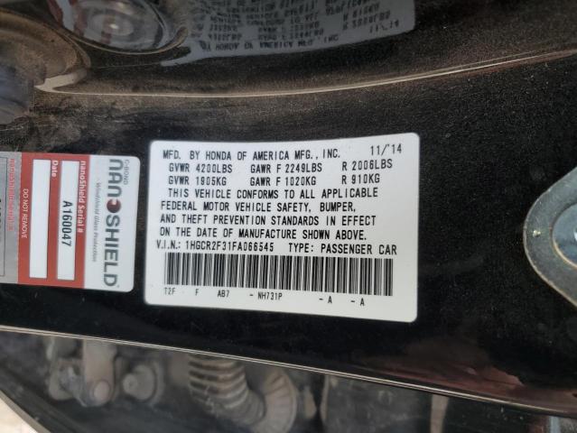 Photo 11 VIN: 1HGCR2F31FA066545 - HONDA ACCORD LX 