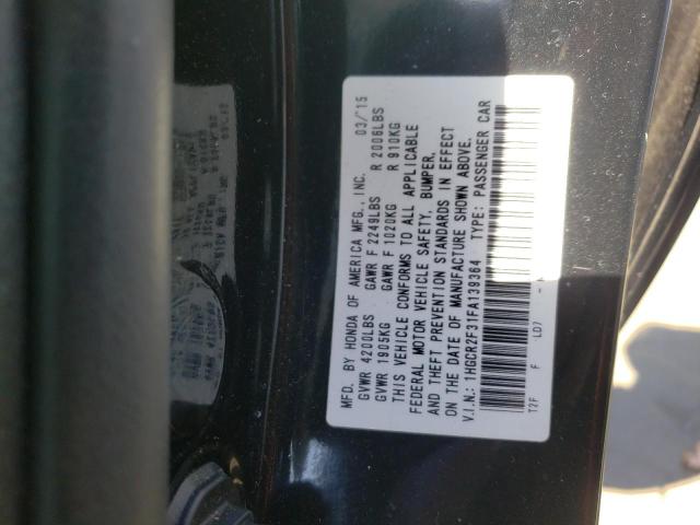 Photo 9 VIN: 1HGCR2F31FA139364 - HONDA ACCORD LX 