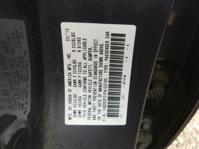 Photo 9 VIN: 1HGCR2F31FA152180 - HONDA ACCORD LX 