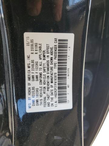 Photo 12 VIN: 1HGCR2F31FA183879 - HONDA ACCORD LX 