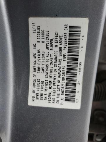Photo 11 VIN: 1HGCR2F31GA090975 - HONDA ACCORD LX 