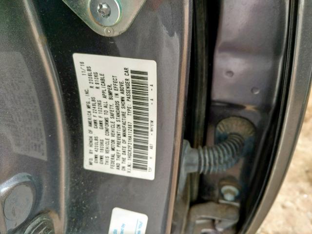 Photo 9 VIN: 1HGCR2F31HA112667 - HONDA ACCORD LX 