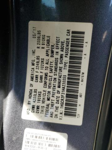 Photo 12 VIN: 1HGCR2F31HA230055 - HONDA ACCORD LX 