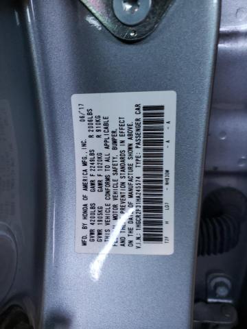 Photo 9 VIN: 1HGCR2F31HA245574 - HONDA ACCORD LX 