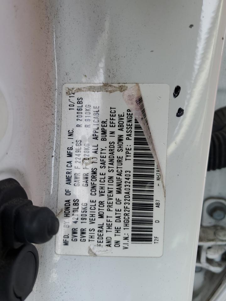 Photo 11 VIN: 1HGCR2F32DA032403 - HONDA ACCORD 