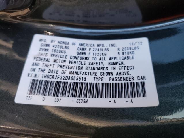 Photo 11 VIN: 1HGCR2F32DA065515 - HONDA ACCORD LX 