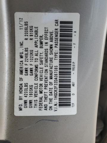 Photo 11 VIN: 1HGCR2F32DA067085 - HONDA ACCORD 