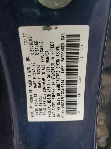 Photo 11 VIN: 1HGCR2F32DA082847 - HONDA ACCORD 