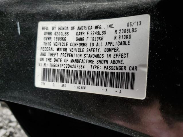 Photo 11 VIN: 1HGCR2F32DA207264 - HONDA ACCORD 