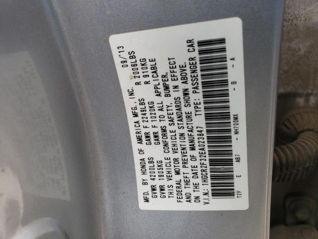 Photo 11 VIN: 1HGCR2F32EA023847 - HONDA ACCORD LX 