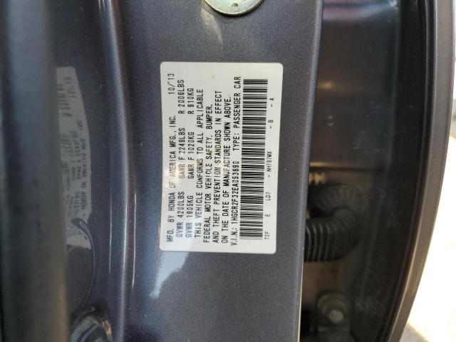 Photo 12 VIN: 1HGCR2F32EA053690 - HONDA ACCORD LX 