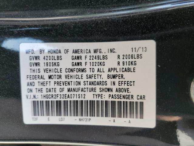 Photo 11 VIN: 1HGCR2F32EA071512 - HONDA ACCORD 