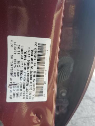 Photo 11 VIN: 1HGCR2F32EA198681 - HONDA ACCORD LX 